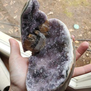 Amethyst crystal cluster